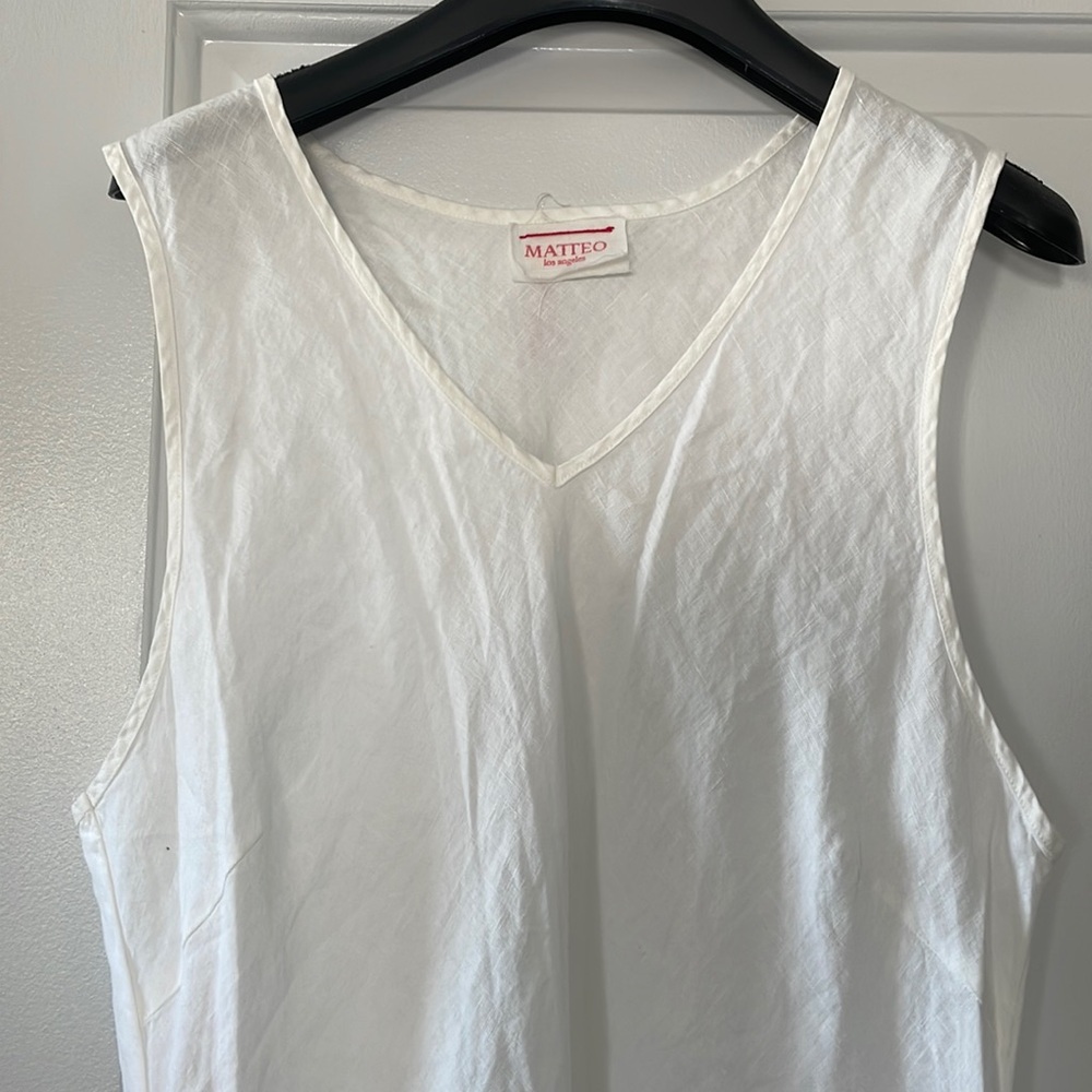 Matteo Los Angeles Linen Dress Maxi XL